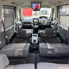 フリップダウンモニター付き☆ガソリン代 節約☆S-HYBRID入りました‼️26年式☆月々1.2万円〜分割払い可❗️車検2年付き！大人気☆ニッサン セレナ☆ 8人乗り☆SDナビ☆走行中DVD見れます☆ETC☆バックカメラ☆ドラレコ付きのフル装備☆両側電動スライドドア☆ウィンカーミラー☆フル装備☆事故修復歴無し☆車内広々三列シート‼️の画像