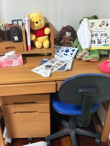 【目立つ汚れなし‼️】学習机