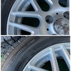 14インチ スタッドレスタイヤ 4本セット 2018年DOS 165/70R14 の画像