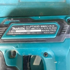 マキタピンタッカーPT353D １８Vの画像