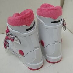 約19cm BIGHORN 子供用 スキーブーツ bj-x mini ホワイト×ピンク スキー靴 ビッグホーン  札幌市 清田区 平岡の画像