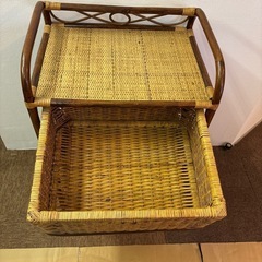 アジアン家具 チェスト② 編み込みの画像