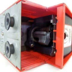 昭和レトロ 三菱 電動 鉛筆けずり ES-16 シャープナー 1979年製 文房具 動作確認済 レトロ文具 オブジェ レッド 札幌市 新道東店の画像