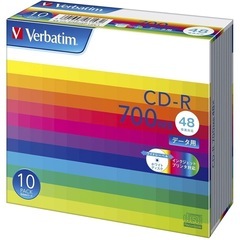  お譲りします❤️1回記録用 CD-R 700MB☆バーベイタムジャパン(Verbatim Japan) 8枚 ☆ホワイトプリンタブル 48倍速の画像