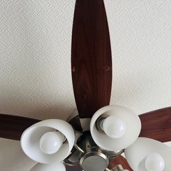 シーリングファン　電球なしの画像