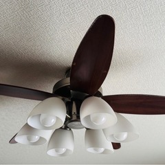 シーリングファン　電球なしの画像