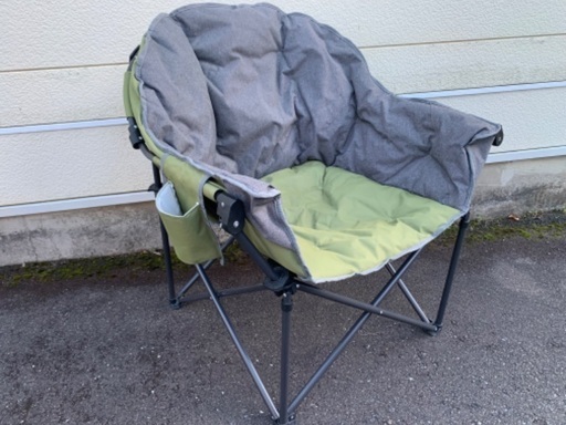 美品　大型　折りたたみクッションチェア　アウトドア