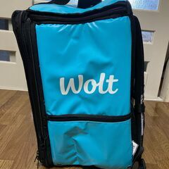 【 Wolt 配達バッグ デリバリーバッグ ubereats】の画像