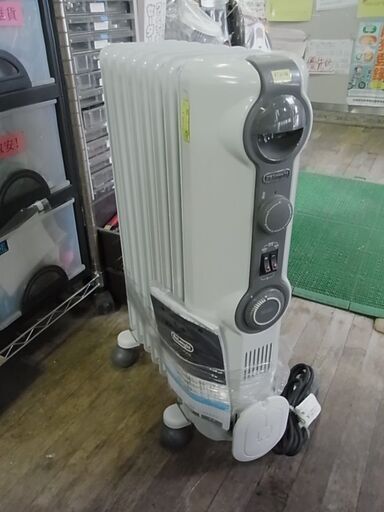 【4】DeLonghi デロンギ　オイルヒーター with Pet　RHJ11G0812-DG　4層プロテクションコード　暖房器具