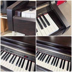 【お買い得‼️】定価25万♪ 高級機種 ヤマハ 88鍵盤 電子ピアノ クラビノーバ 鍵盤楽器 ローズウッド調の画像