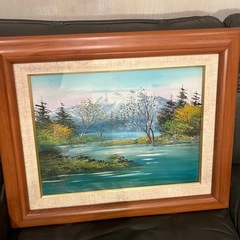 絵画　アンティーク　軽井沢　日本画　インテリア