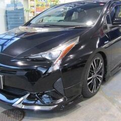 トヨタ　プリウス　ローダウン!!社外ホイール!!　総額190万円　自社ローン　信用回復ローンの画像