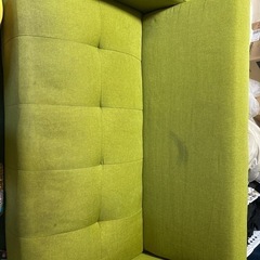 二人掛けソファ　汚れあり