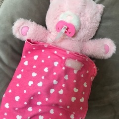 【美品】だっこしてネルン　ピーチベア