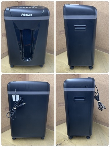 R439 ☀️ Fellowes 電動シュレッダー マイクロカット （10枚細断/21L） 21年製 450M-2 ⭐ 動作確認済 ⭐ クリーニング済 R439 ☀️ Fellowes 電動シュレッダー マイクロカット （10枚細断/21L