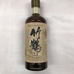ウイスキー　竹鶴　21年　ピュアモルト　箱なし　【ジャングルジャ...
