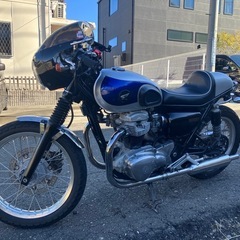 ⭐︎カワサキw650 カフェスタイル キレイです!!の画像