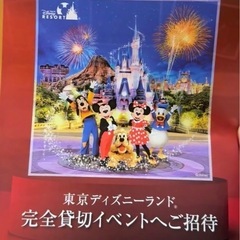ディズニーランド　貸切チケット