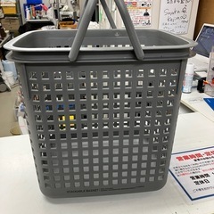 2502-114 プラスチックランドリーバスケット グレー キズ...