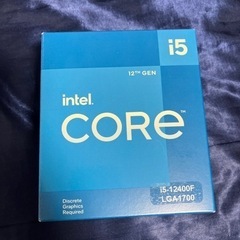 【CPU】Intel Core i5 12400F BOX