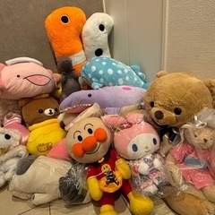 ぬいぐるみなどの画像
