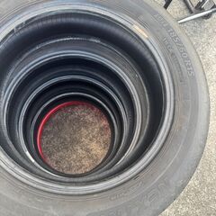JM５９　🌟タイヤ安く譲ります🌟中古タイヤ🚗１８５/６０R１５（アクア・カローラアクシオ・カローラフィールダー・シエンタ・ヤリス・ヴィッツ・グレイス・シャトル・フィット・ポロ・A１・トゥインゴ）の画像
