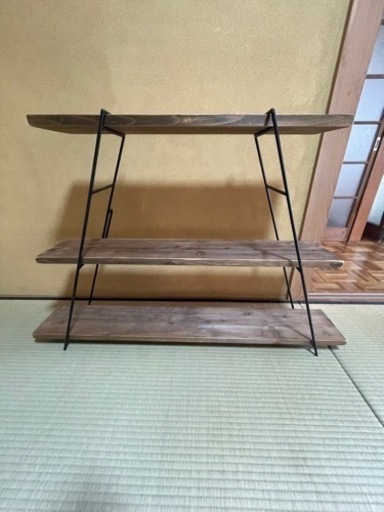 値下げ　古材のアイアンラック
