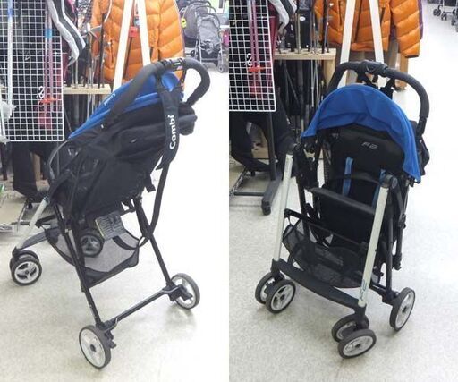 コンビ ベビーカー F2 AF サーフブルー B型 7ヶ月-36ヶ月頃 (体重15kg以下) ☆札幌市 北区 屯田
