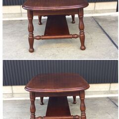 195 柏木工 KASHIWA ローテーブル 家具 リビングテーブル 600×1050×450ｍｍの画像