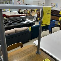 ジモティ来店特価!!　カウンターテーブル　ホワイト　　J-250217の画像