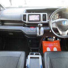 ホンダ　ステップワゴンスパーダ　Z★1年保証★ロードサービス付　 社外ＳＤナビ　地デジ　バックカメラ　Ｂｌｕｅｔｏｏｔｈ　両側パワースライド　ＥＴＣ　パドルシフト　ドラレコ　シートカバー　スマートキー　ＨＩＤ　社外エアロ　テイン車高調　ＷＯＲＫ１８ＡＷの画像