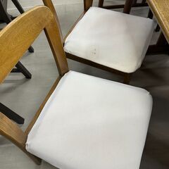 ジモティ来店特価!!　ダイニングセット　4人用　ブラウン　　J-250218の画像