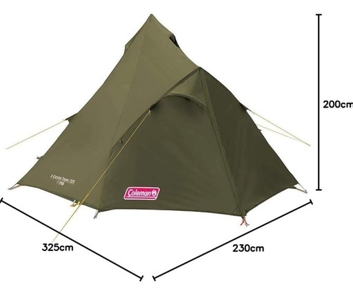 21000円購入 コールマン ワンポールテント エクスカーションティピ 325