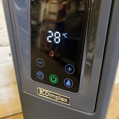 【武蔵小山店】DIMPLEX ディンプレックス ECR12ECSF オイルフリーヒーター B04 グレー 暖房器具 暖房 ヒーター　8〜10畳の画像