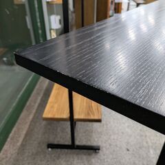 ジモティー見た！で5%OFF【ダイニングテーブル】steel line/スティールライン チャールズレニーマッキントッシュ D.S.2 テーブル:ブラックの画像
