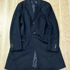カシミア混 UNIQLO ユニクロ カシミヤ チェスターコート ...