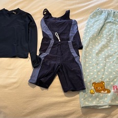 水着　ラップタオル　セット　160サイズ　Mサイズ　