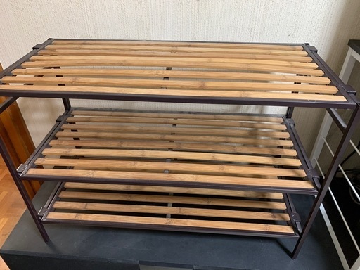 受け渡し予定者決まりました！【引き取り限定】ビンテージ風　組み立て式シェルフ