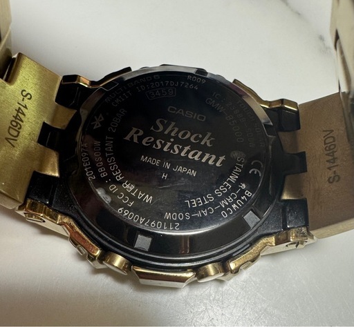 G-SHOCK GMW-B5000GD-9JF ゴールド金 CASIO