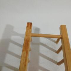 木製ディッシュスタンドの画像