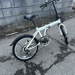 Jeep折りたたみ自転車・20インチ・6段変速ギア付きの画像