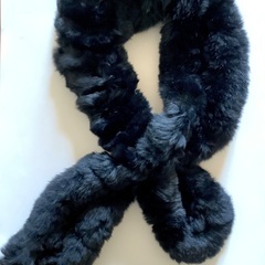 【美品！】ティペット　マフラー　ふわふわ柔らかマフラー　フェイク...
