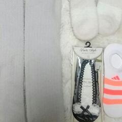 ジェラートピケ タイツ 新品 靴下 もこもこ ルームウェア スパッツ レギンス 靴下 ふわふわ スニーカーソックス adidas アディダス パンプスソックス レース 靴の画像