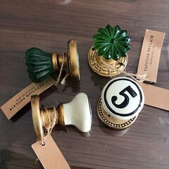 12個 未使用 マグネット雑貨 引き出し取っ手 蛇口 水道 ハンドル 磁石 メモ 写真 クリップ付きの画像