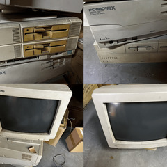 決まりました。PC9801本体、モニター、ビデオデッキ、ブルーレ...