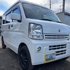 H28年式 スズキ エブリィ PCリミテッド★総額39.8万円★4WD レーダーブレーキサポート 2nd発進 社外ナビ BT音楽 Bカメラ キーレス PW 電格ミラー 機関良好！一点物お早めに！！！の画像