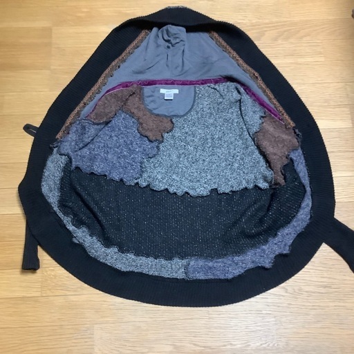 gigot フード　ジャケット　カーディガン　ウール
