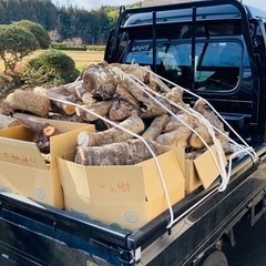 薪　広葉樹（クリ）軽トラ販売の画像