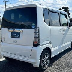 コミコミ🚘車検丸2年！ナビ！フルセグTV！Bluetoothオーディオ！ホンダディーラー整備車両！左側パワースライドドア！右側イージークローザー！スマートキー！プッシュスタート！N-BOX！の画像