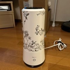 Francfranc 置き型加湿器 ホワイト 植物モチーフ
